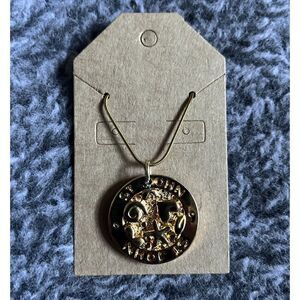 Upcycled Authentic St John ZipperPull/Charm On Chain Handmade Necklace Shells